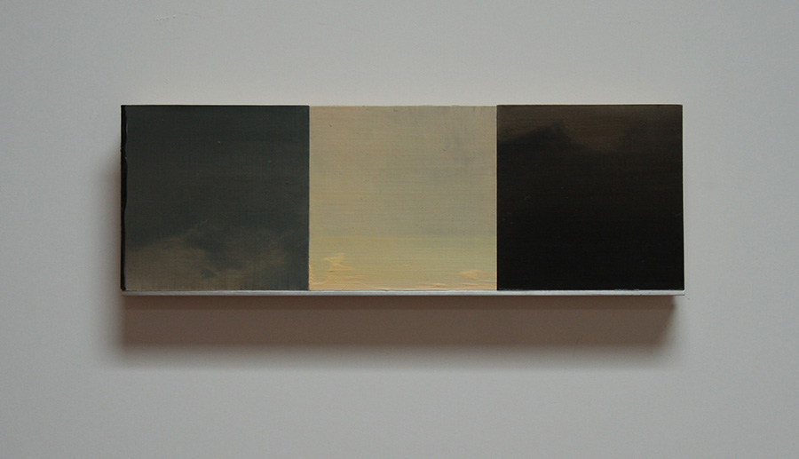 Paintings with shades white, grey, and black